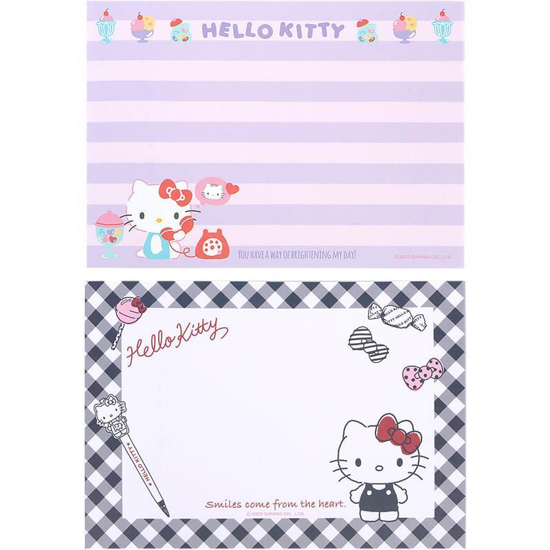 ハローキティ 8デザインメモ メモ帳 104枚 シール付き サンリオ sanrio