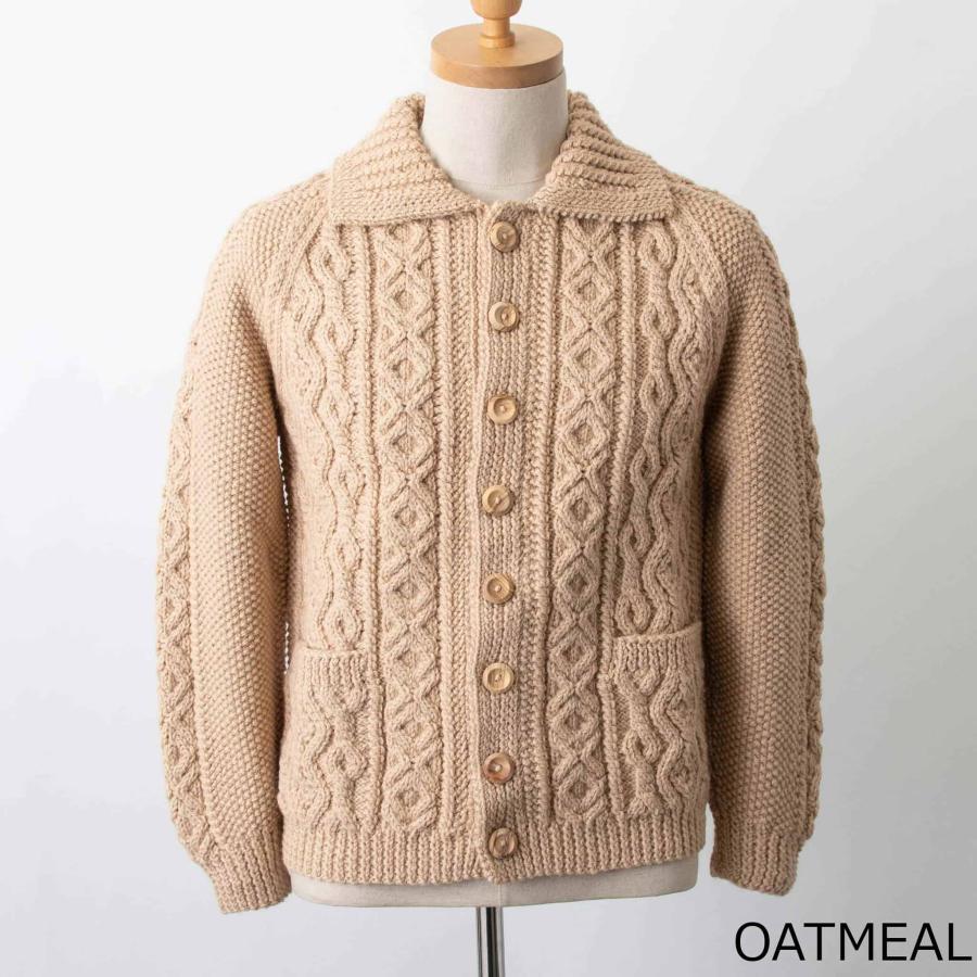 INVERALLAN（インバーアラン） 長袖ニットカーディガン ARAN LUMBER