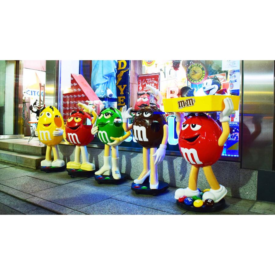 m&m's エムアンドエムズ ディスプレイ [レッド] / キャスター付き