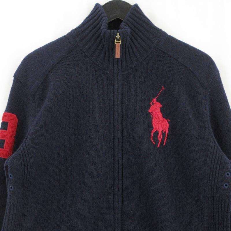 POLO RALPH LAUREN ポロラルフローレン ジップ ニットセーター ビッグ