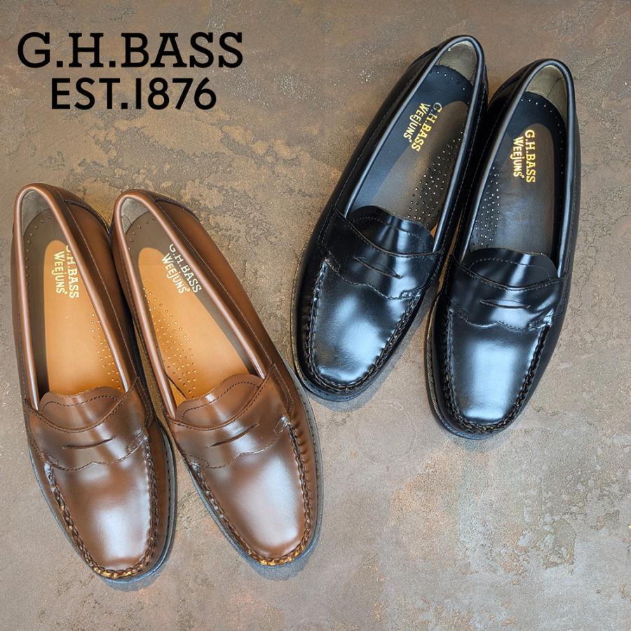 並行輸入品】G.H.バス ローガン ローファー メンズ 革靴 ブラック