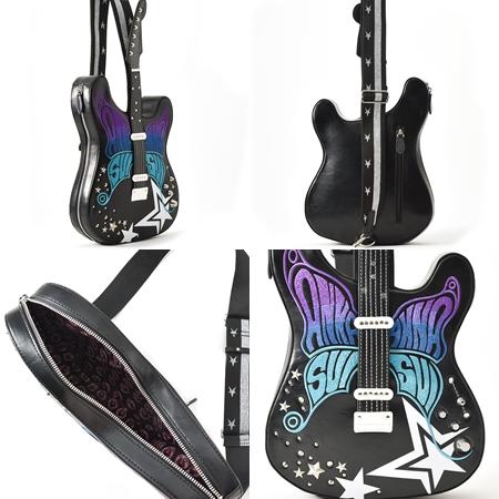 ANNA SUI（アナスイ） ショルダーバッグ AS ギター ブラック : Clover