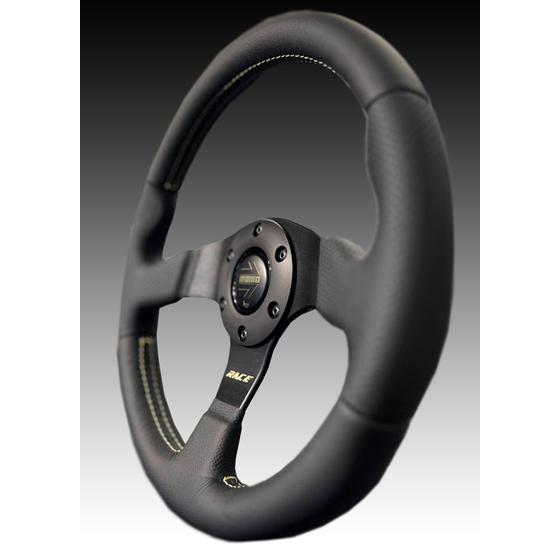 MOMO（モモ） ステアリング AL-01 レース ノト ブラック/ゴールド