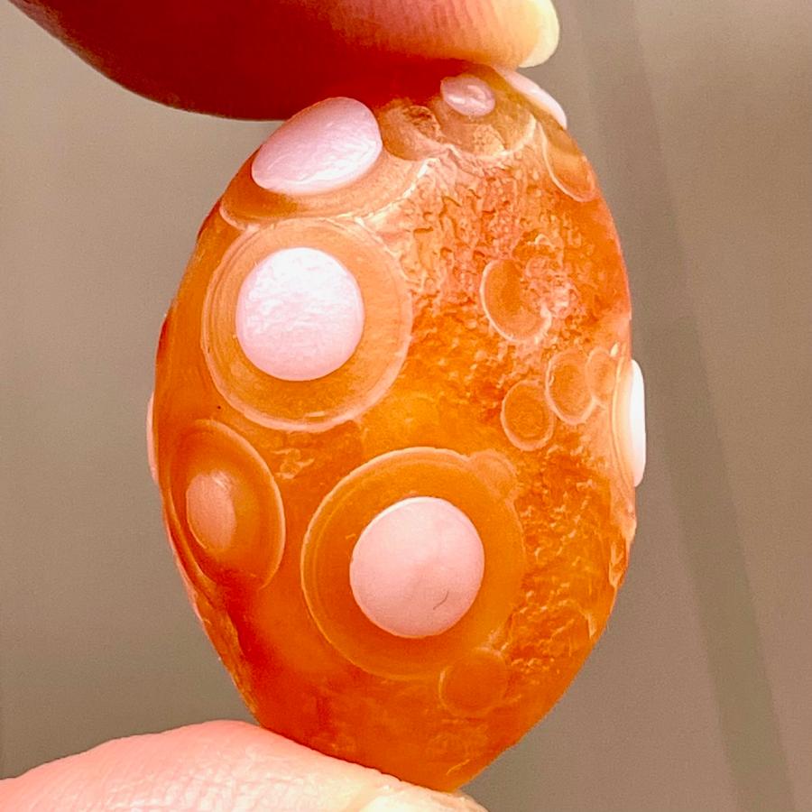 ゴビ瑪瑙 原石 S768 ゴビアゲート 天眼 鉱物 ヒマラヤ瑪瑙 モンゴル