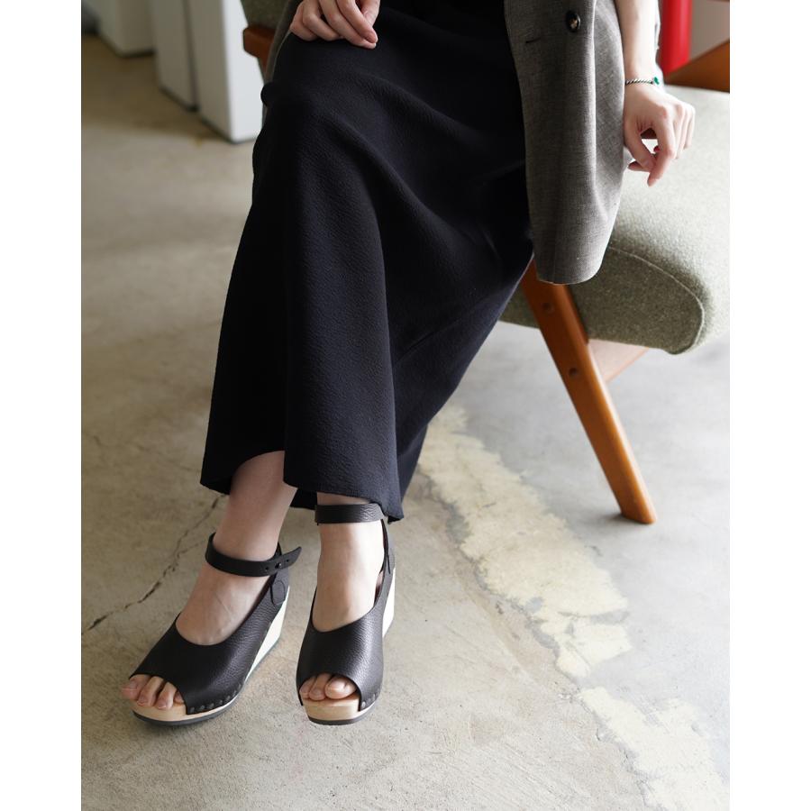 SALE！トリッペン trippen【Crouka別注色】レザー 厚底 ウッドサンダル