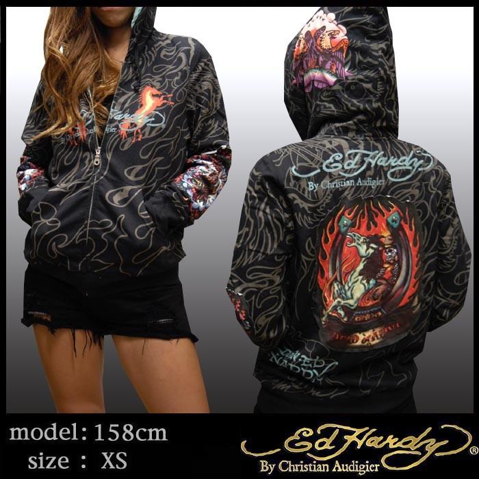 Ed Hardy（エド・ハーディー） 【25%OFF】 レディース パーカー 【200