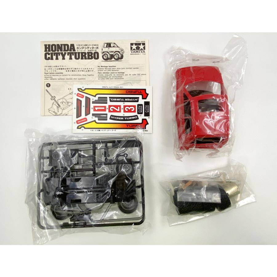 ♪) ミニ四駆 1/32 ホンダ シティ ターボ ミニ四駆シリーズ No.6