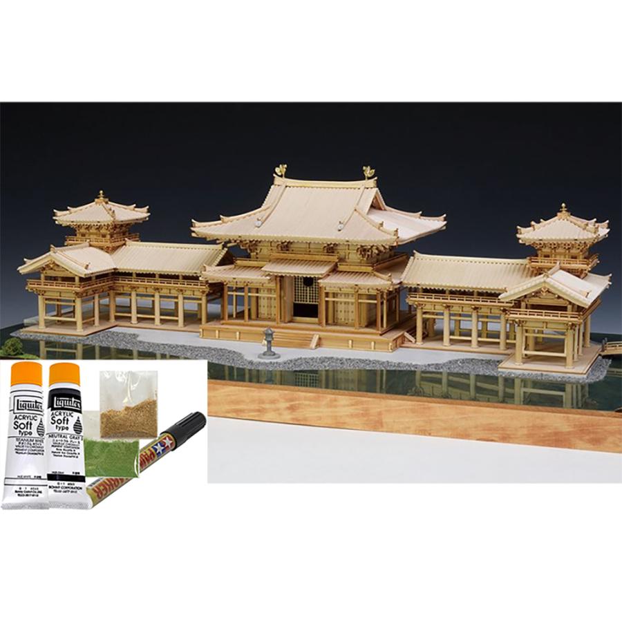 ウッディジョー ウッディジョー/木製建築模型 1/120平等院・鳳凰堂