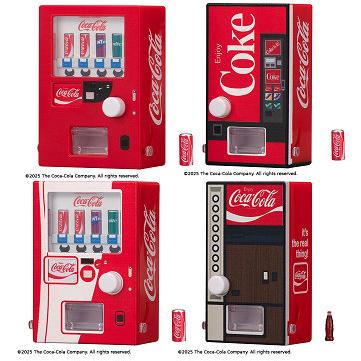 BANDAI（バンダイ） コカ・コーラ ミニチュア自動販売機 全4種セット