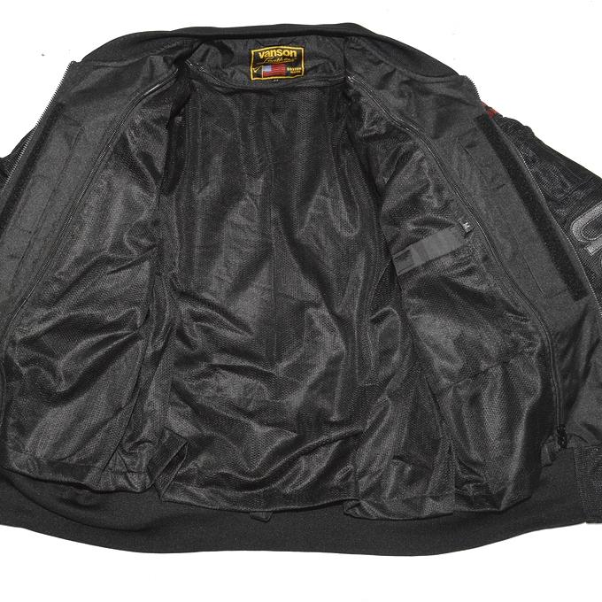 VANSON（バンソン） VANSON VS23101S メッシュ MA-1 ジャケット