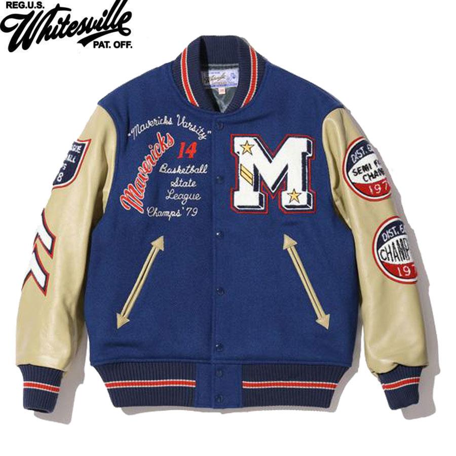 WHITESVILLE ホワイツビル メンズ ウール メルトン アワードジャケット