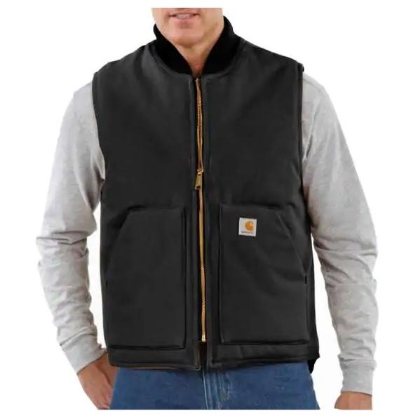 Carhartt（カーハート） V01 ダックベスト ブラック 12オンス