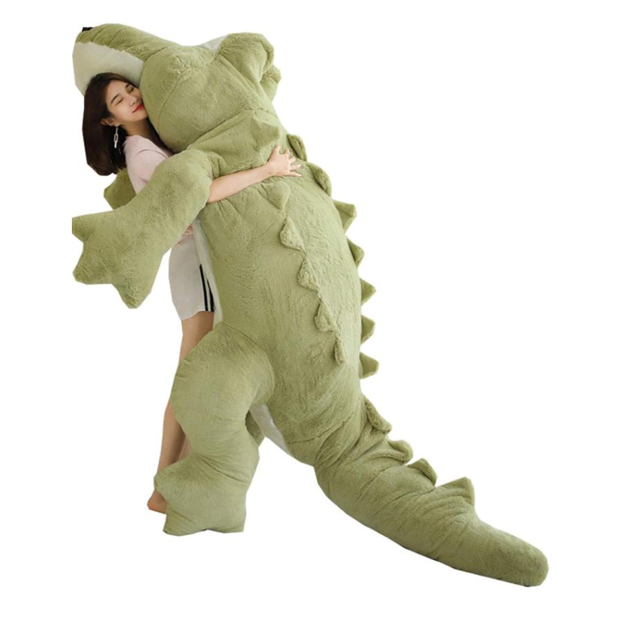 230cm ワニのぬいぐるみ 大きい鰐 お誕生日プレゼント : 八番屋 - 通販