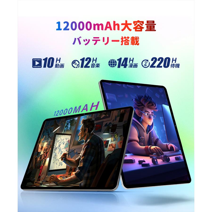 MAXWOO タブレット PC 本体 Android14 15.6インチ 大画面 6GB+128GB+