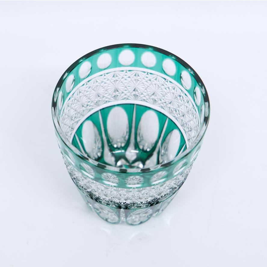 高野秀徳 江戸切子 ロックグラス 高野硝子工芸 ガラス工芸 g-043