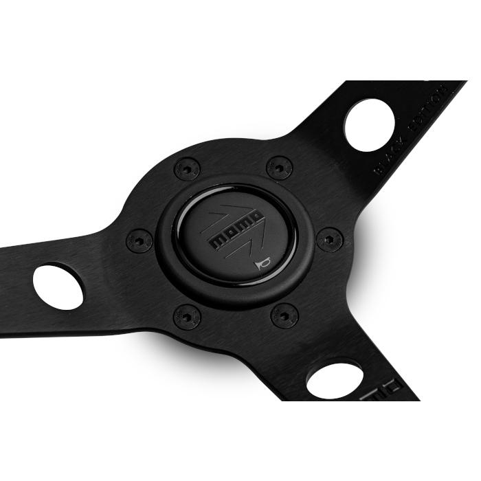MOMO（モモ） 正規品 ステアリング MOD.07 BLACK EDITION モデル07
