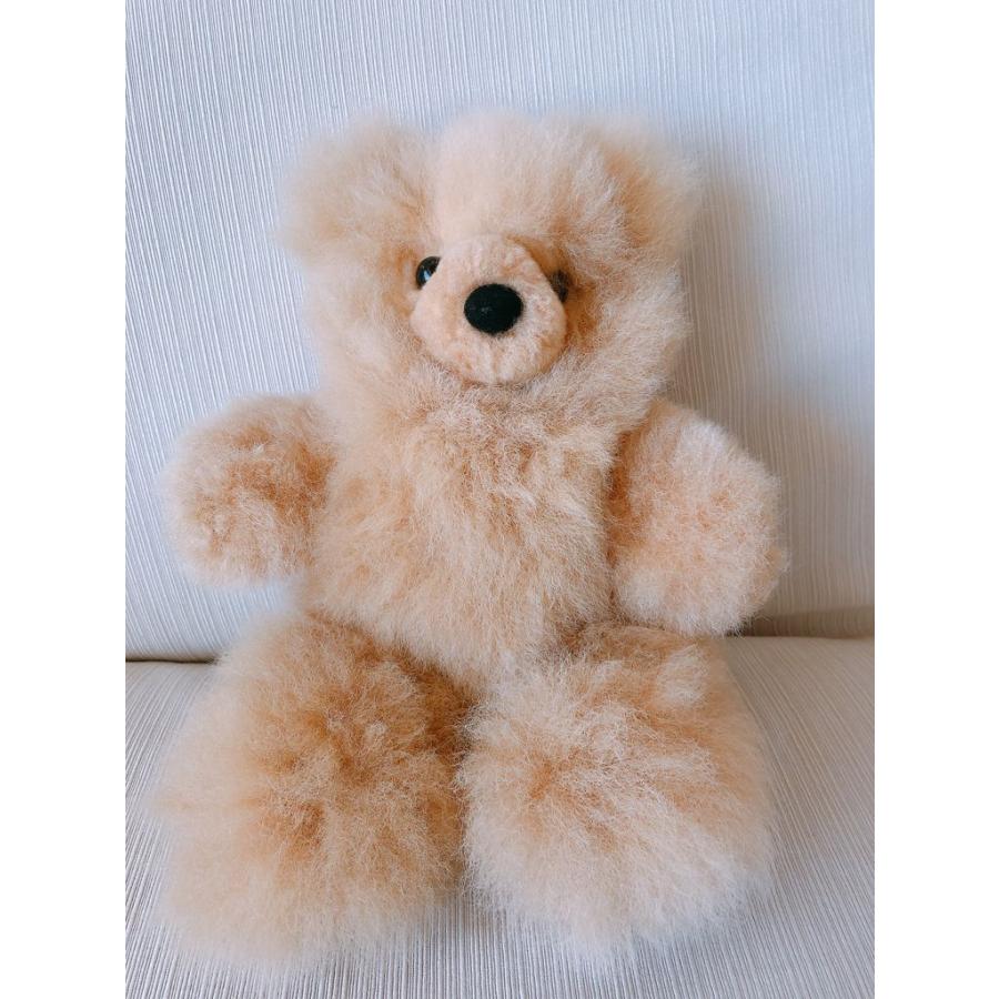 100％ベビーアルパカ毛 ぬいぐるみ (ベージュ) 送料無料 : アンデス
