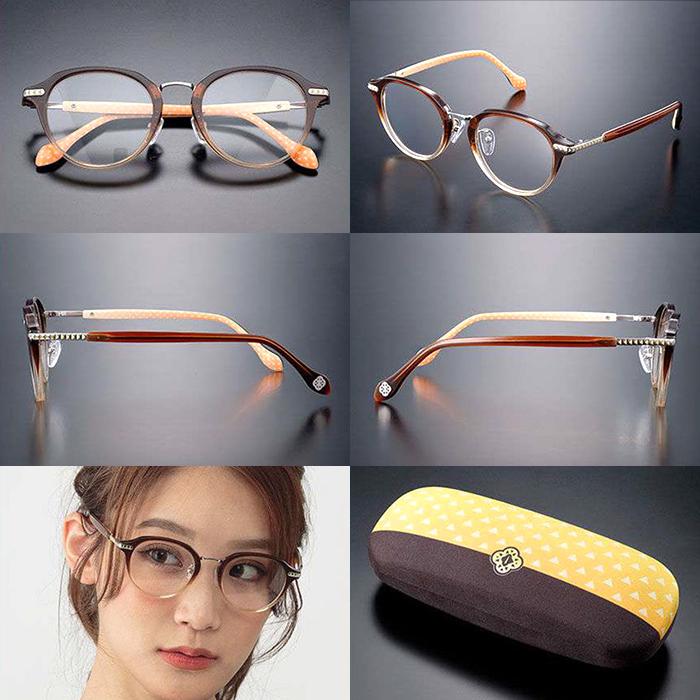 鬼滅の刃 メガネフレーム 我妻 善逸 モデル アニメコラボ ウェリントン