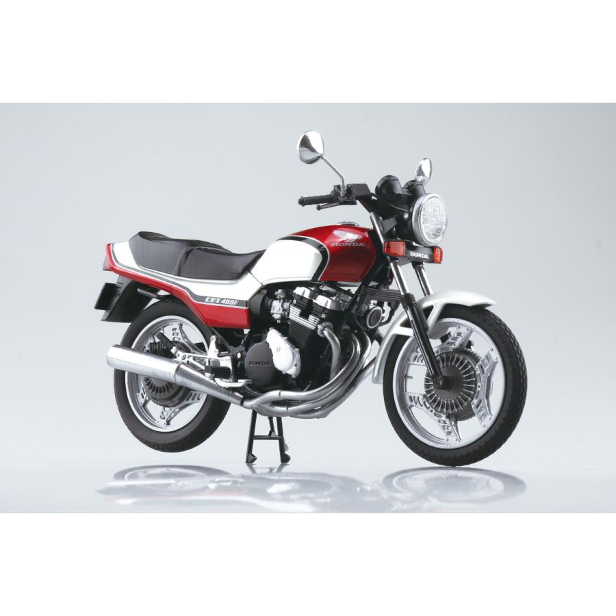 青島文化教材社 アオシマ 1/12 完成品バイク Honda CBX400F パール