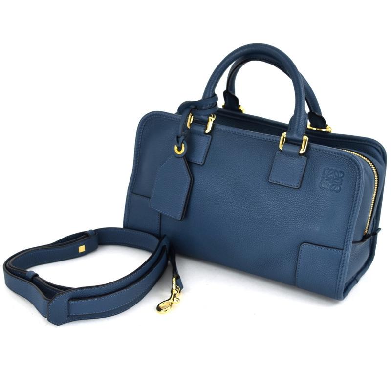 Amazona（LOEWE） ロエベ バッグ アマソナ28 ブルー系 352.12.N03
