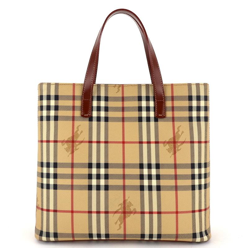 BURBERRY（バーバリー） バッグ ノバチェック トートバッグ シャドー