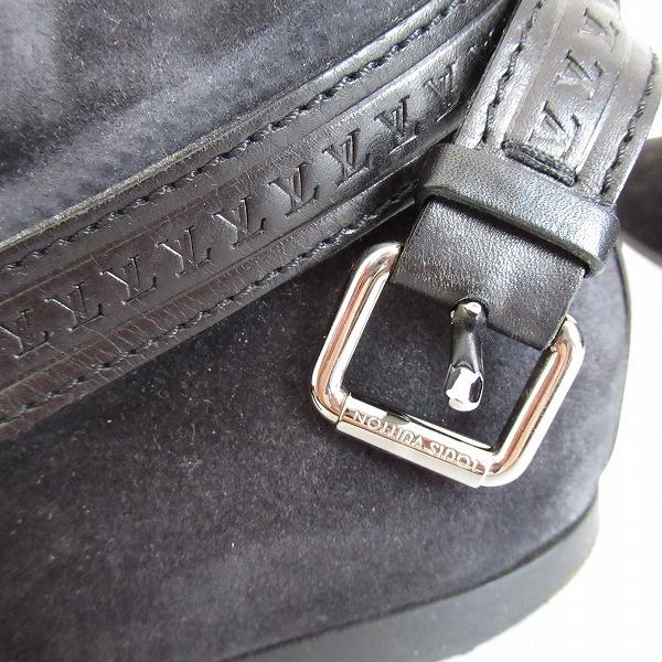 LOUIS VUITTON（ルイ・ヴィトン） #wxs ブーツ 7 1/2 黒 スエード