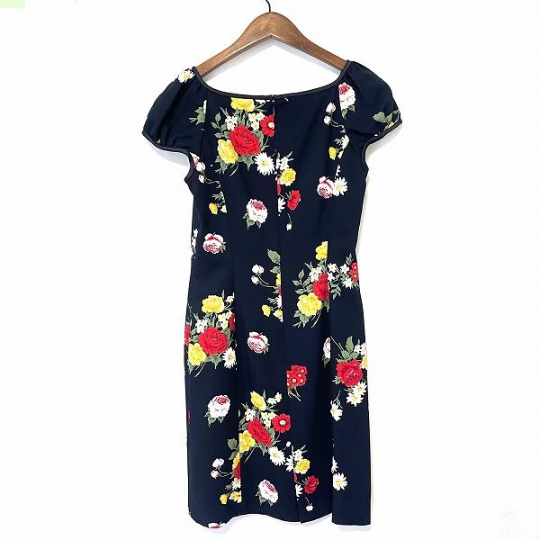 M'S GRACY（エムズグレイシー） #snc ワンピース 半袖 花柄 11 紺 赤