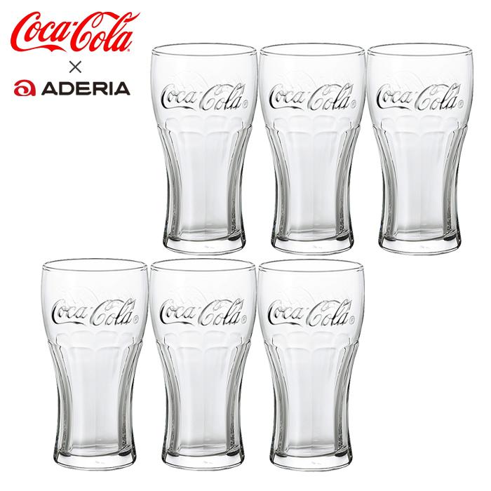 ADERIA 爆買 グラス セット コカコーラ おしゃれ 6個入 370ml ジェヌ