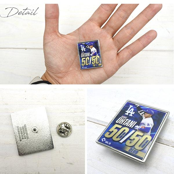 ドジャース 大谷翔平 50-50 ピンバッジ ピンズ PINS ハットピン