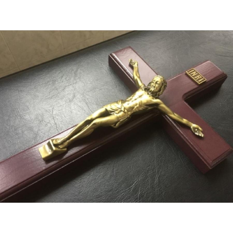 在庫限り木製キリスト像 木製十字架 オブジェ 置物 ビンテージ