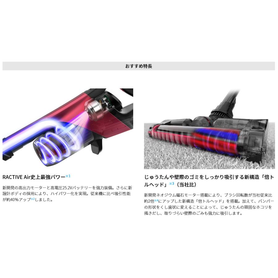 SHARP（シャープ） コードレススティック掃除機 EC-SR5-S RACTIVE Air