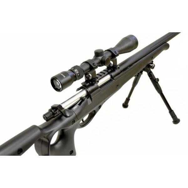 SV98 スナイパーライフル BK (スコープ バイポッド付) WELL製