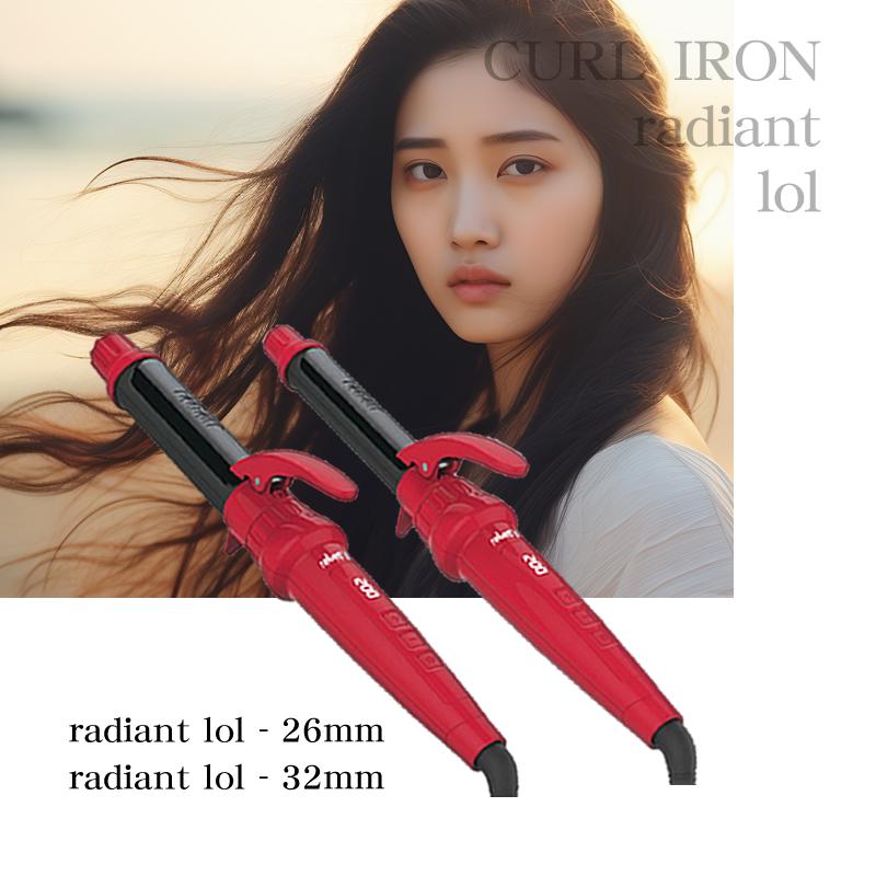 シルクプレート カールアイロン radiant lol ラディアント ロル 32mm