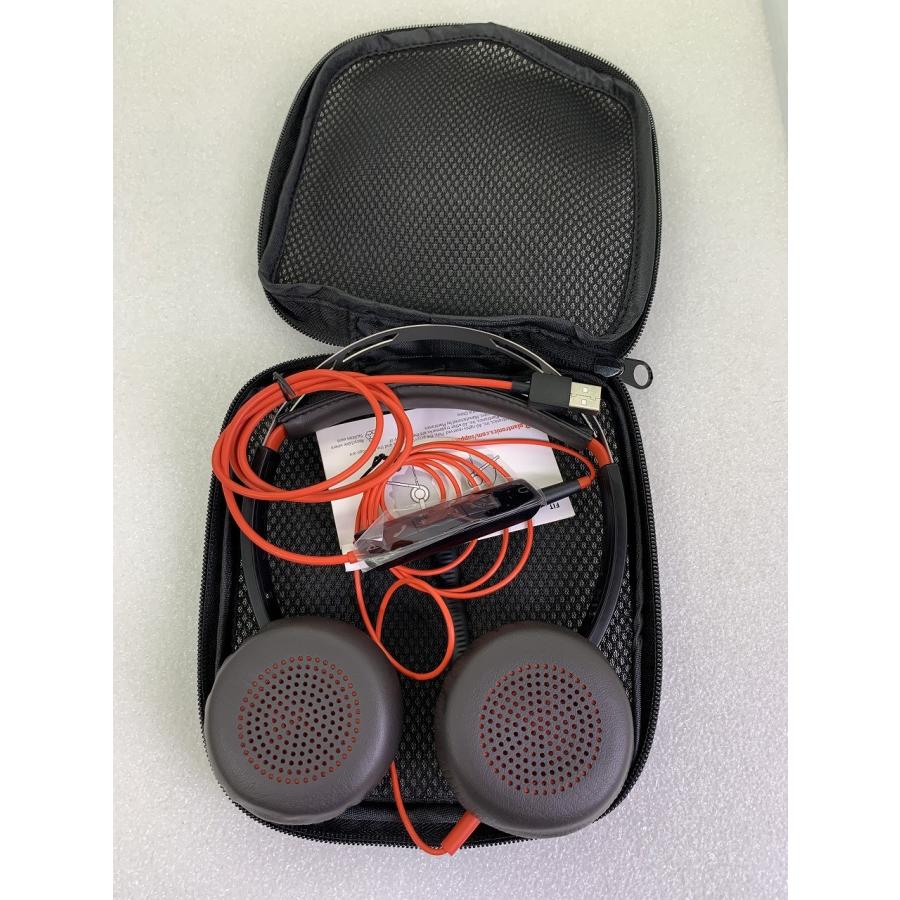 Poly 中古未使用品 両耳 USB-A 有線ヘッドセット BLACKWIRE 5220