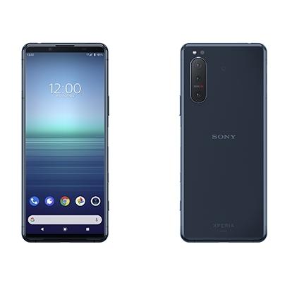 Xperia 5 II SIMフリー SOG02 ブルー [Blue] SONY au 新品 未使用 白