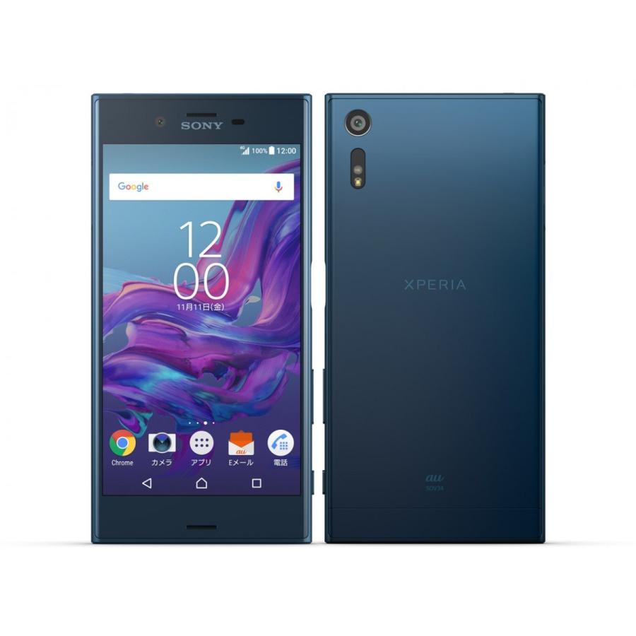 Xperia SOV34 XZ au 青 [Forest Blue] SONY 新品 未使用品 白ロム