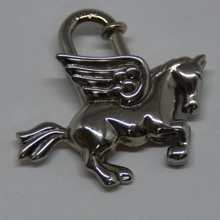 HERMES（エルメス） カデナ ペガサス バッグチャーム シルバー