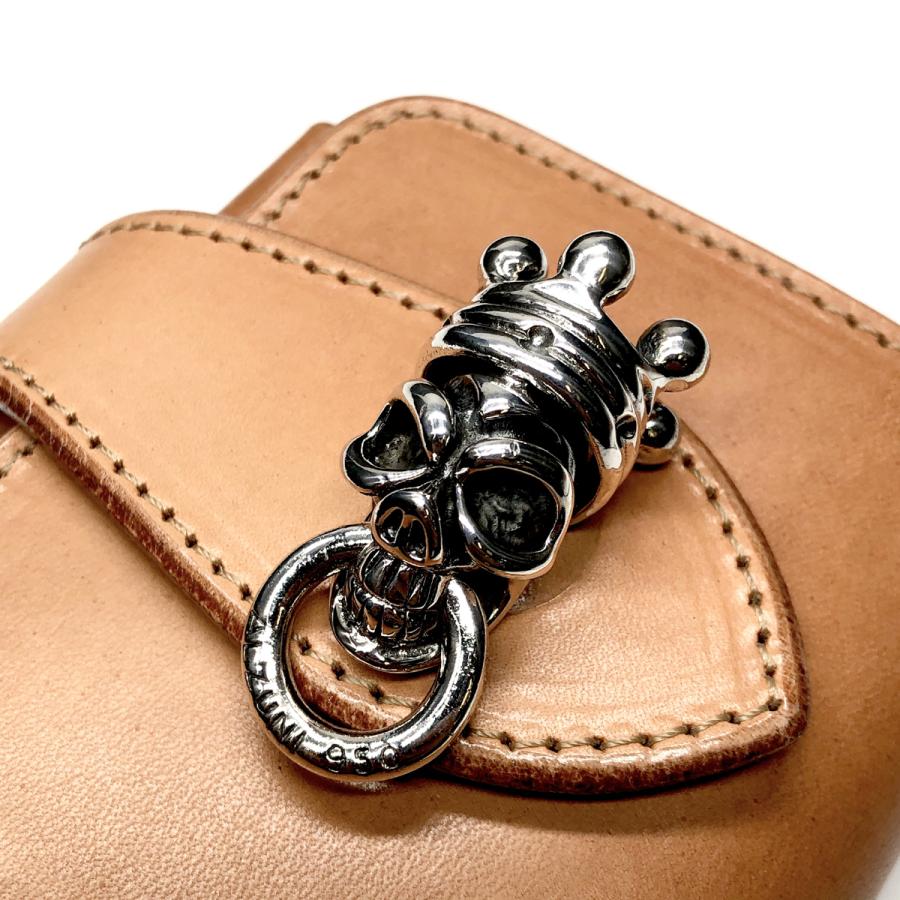 シルバー コンチョ ドロップハンドル ワッカコンチョ スカル キング