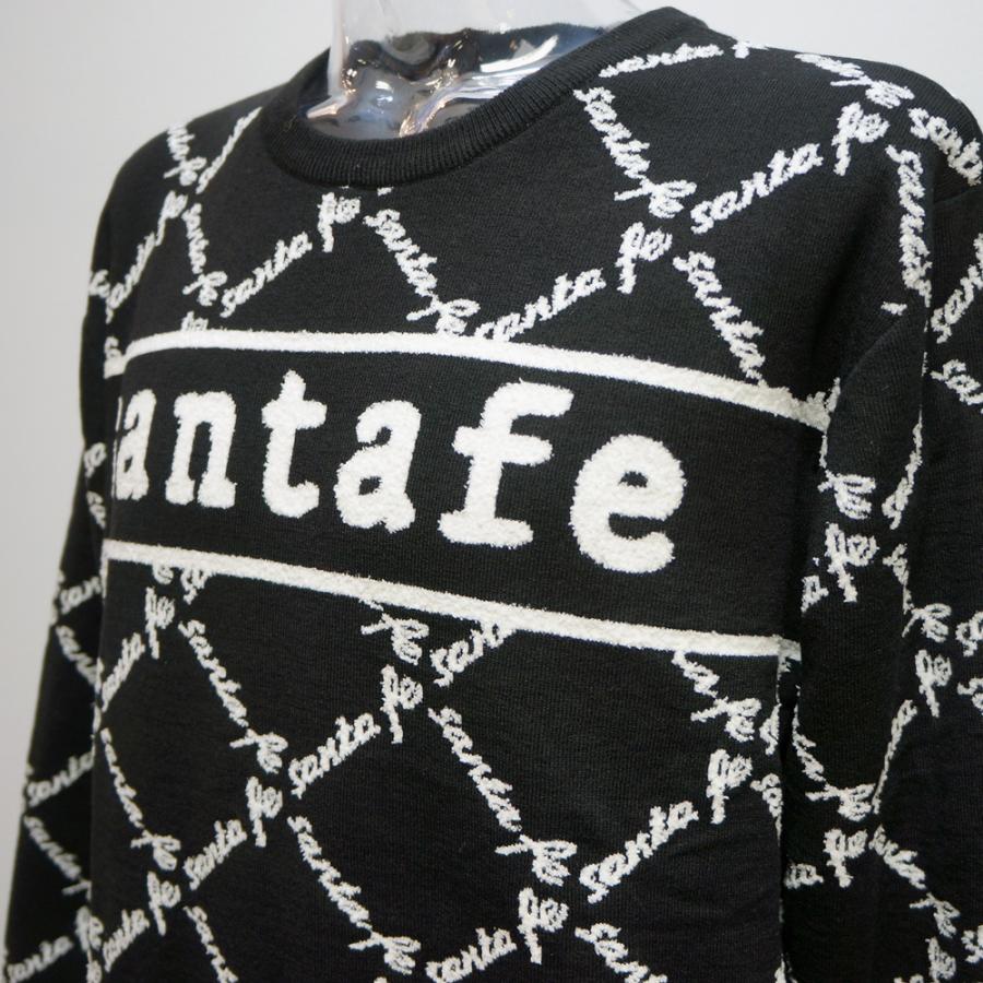 サンタフェ サンタフェ・22 秋冬 AW 新作・モール使い ロゴ セーター(L