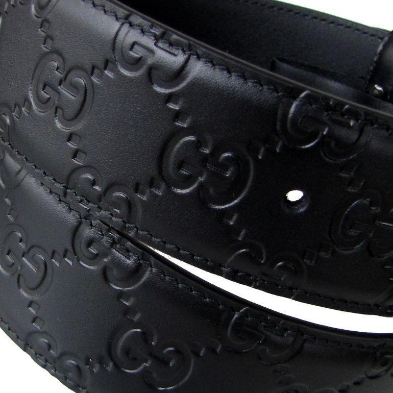 GUCCI（グッチ） ベルト GGレザー グッチシマ インターロッキングG