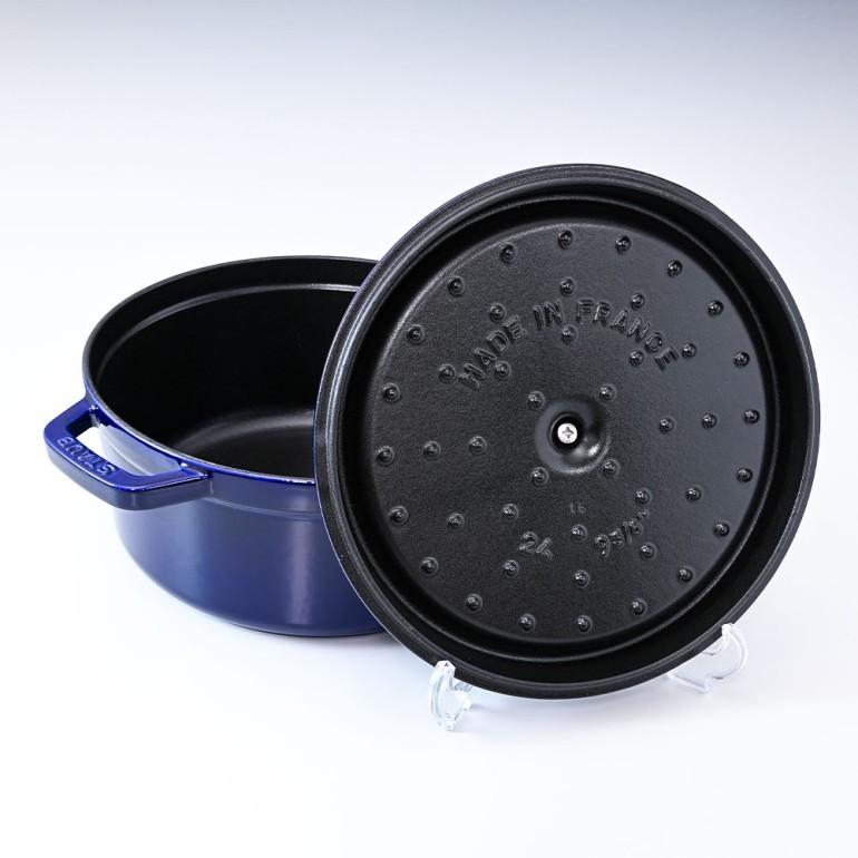 Staub（ストウブ） ピコ ココット ラウンド 24cm 鋳物 ホーロー 鍋