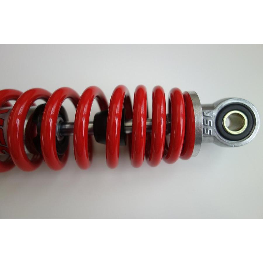 YSS ライブディオ リアサスペンション クローム/レッド 310mm 5段階式