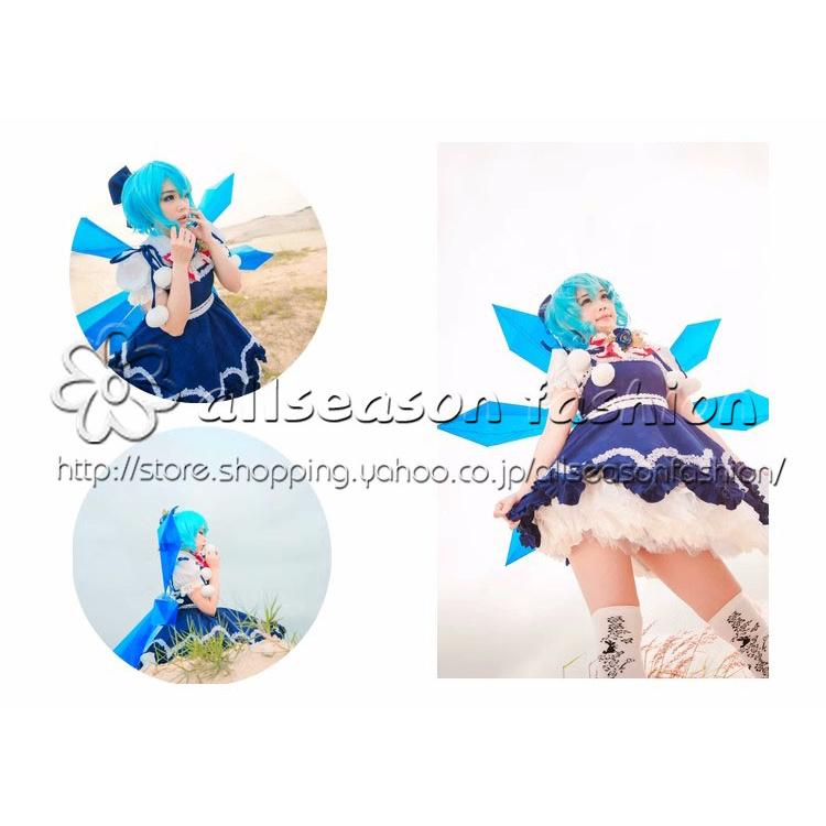 送料無料】新品東方Project チルノ コスプレ衣装コスチューム
