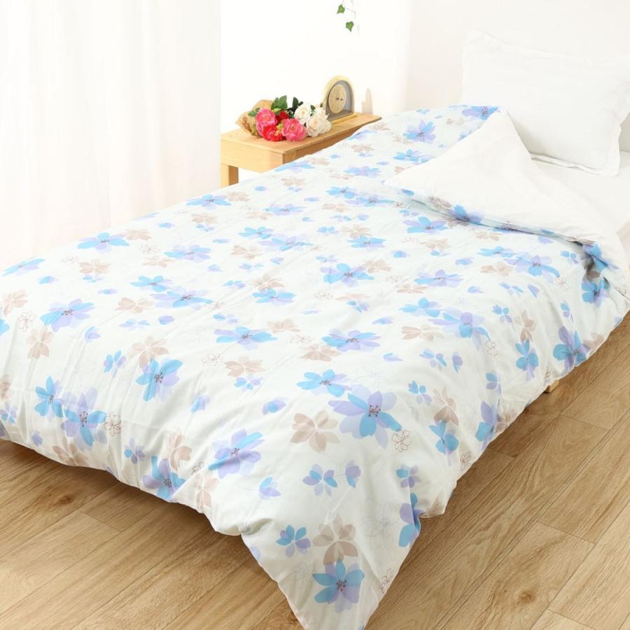 掛け布団カバー シングル ガーゼ 送料無料 日本製 綿100％ 花柄