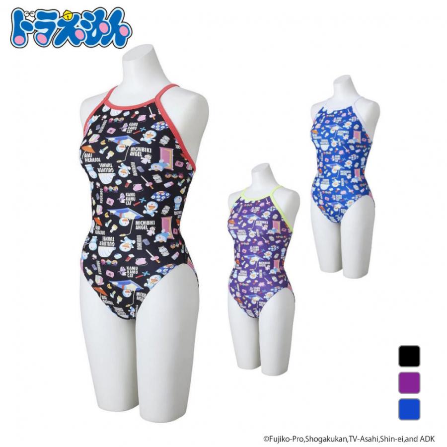 MIZUNO（ミズノ） レディス 水泳 競泳水着 ドラえもん 競泳用練習水着