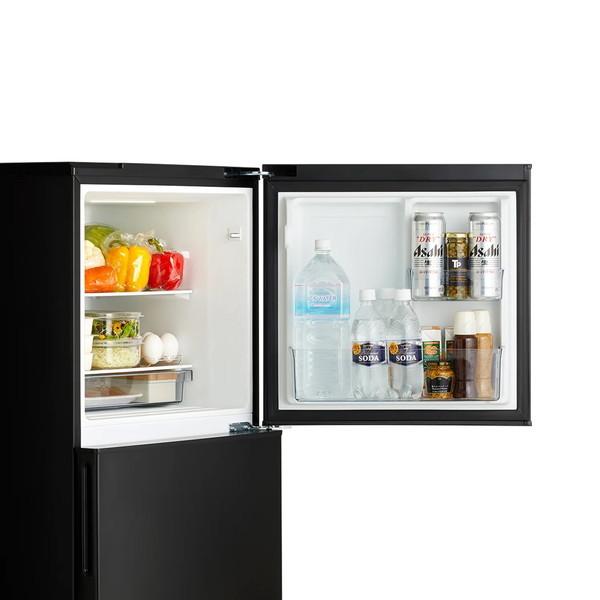 ツインバード（TWINBIRD） 冷蔵庫 一人暮らし 146L 2ドア冷凍冷蔵庫 右