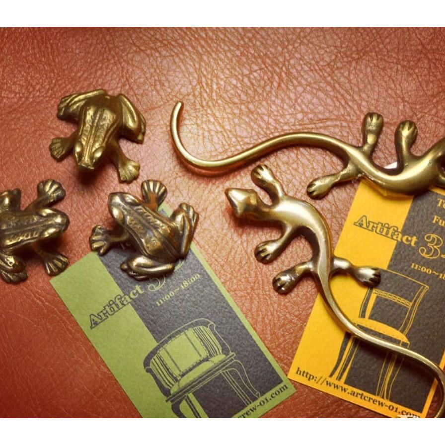 ペーパーウェイト 真鍮 ブラス トカゲ型 文鎮 文房具 ステーショナリー