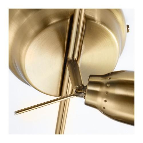 リンガライト 4灯 シーリングライト ゴールド LED 調光 多灯 IKEA