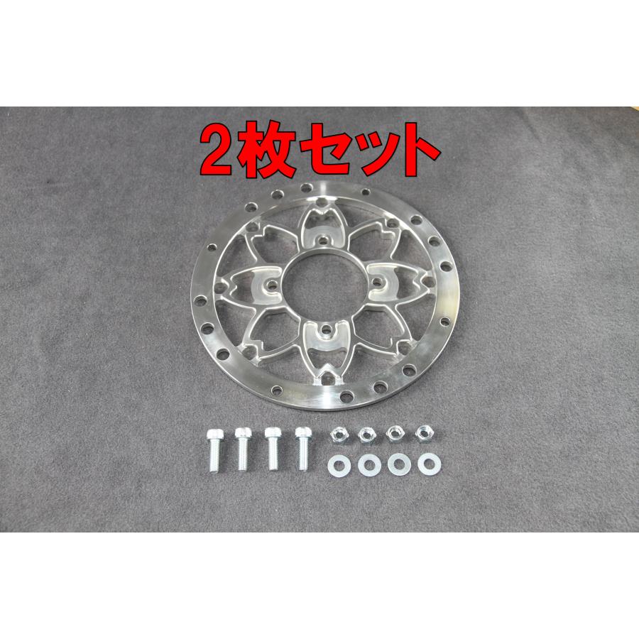 2枚セット】10インチ桜柄ホイールスペーサー モンキー,ゴリラハブに