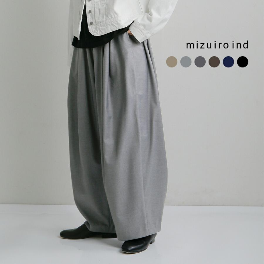 mizuiroind（ミズイロインド） mizuiro indとろみ ドレープ ワイド